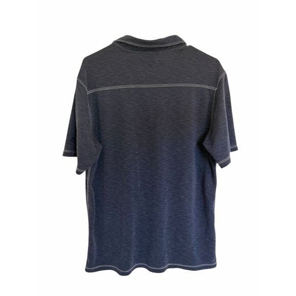 Tommy Bahama Men's Large Blue Short Sleeve Collared Button Up Neck Shirt - Picture 7 of 11